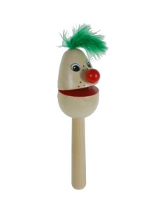 Hochet tête en bois Clap Clap Game Pecking Fun Jeu pour enfants garanti. 2