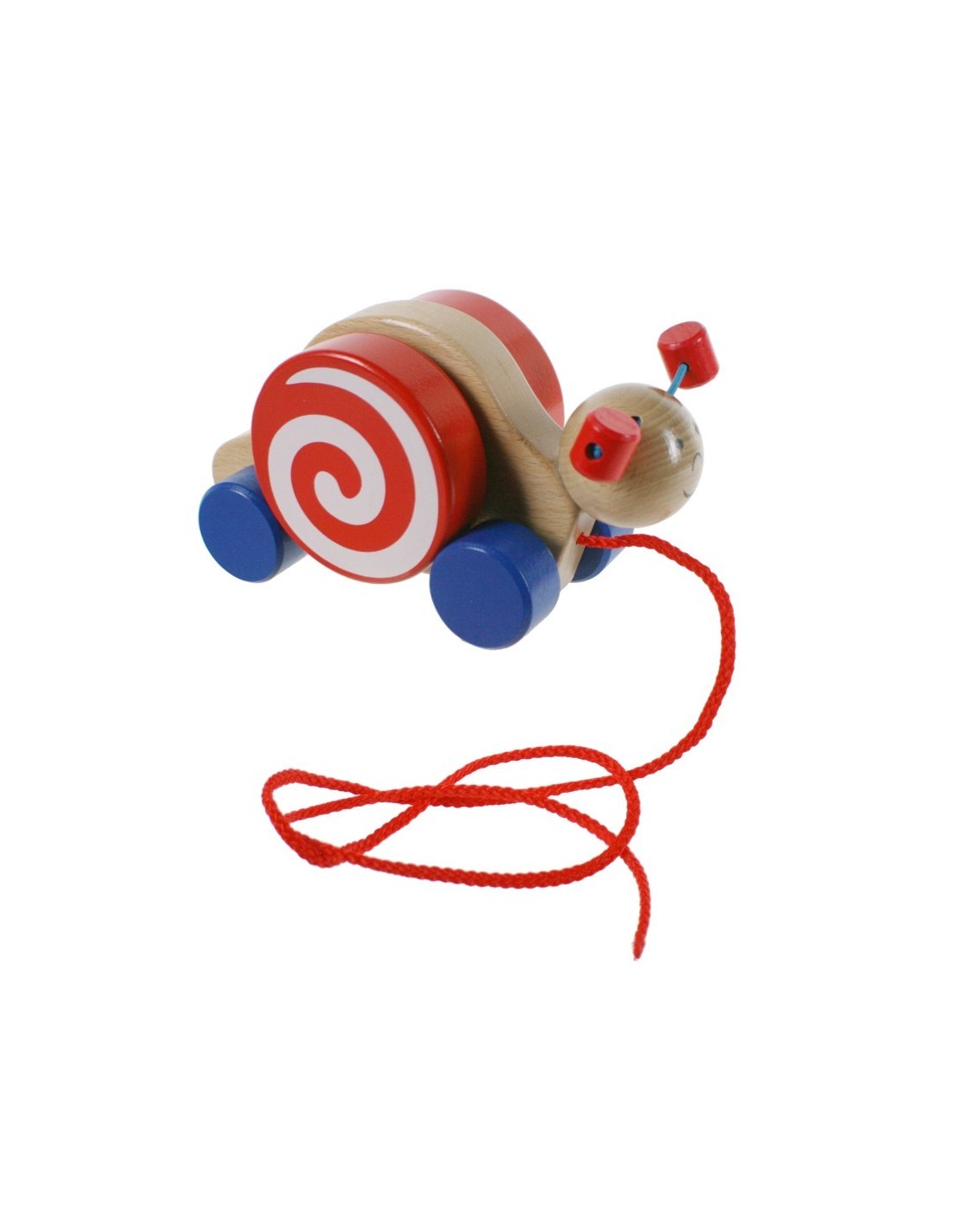 Jeu de corde en forme d'escargot en bois pour garçons filles