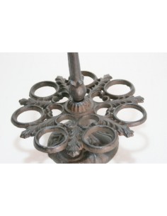 Dispensador d'ous de ferro colat de sobretaula estil nòrdic color negre estri de cuina 2