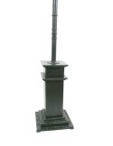 Colgador reloj de columna dos esferas estilo industrial decoración hogar