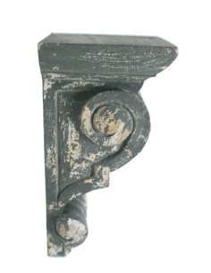 Étagère en bois sculpté de style vintage 2