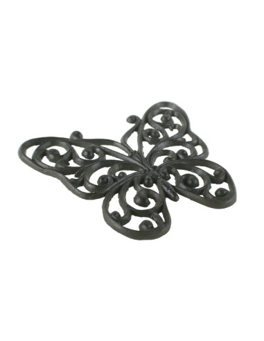 Salvamantel hierro colado forma mariposa para mesa menaje de cocina
