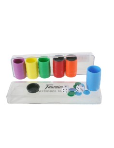 Fichas de parchís para 6 jugadores con barriletes y fichas de colores accesorio para juego clásico de mesa. 2