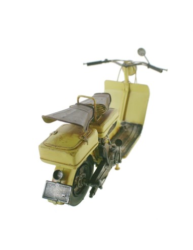 Véhicules de moto de couleur jaune rétro en métal. Acheter en ligne