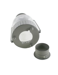 Lanterne en métal gris et verre pour bougies à thé légères Lanterne avec poignée décorative vintage 2