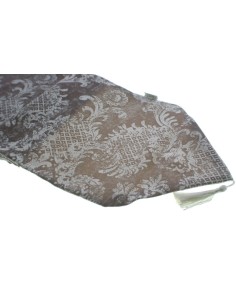 Camí de taula decoratiu estampat color beix purpura estil vintage 2