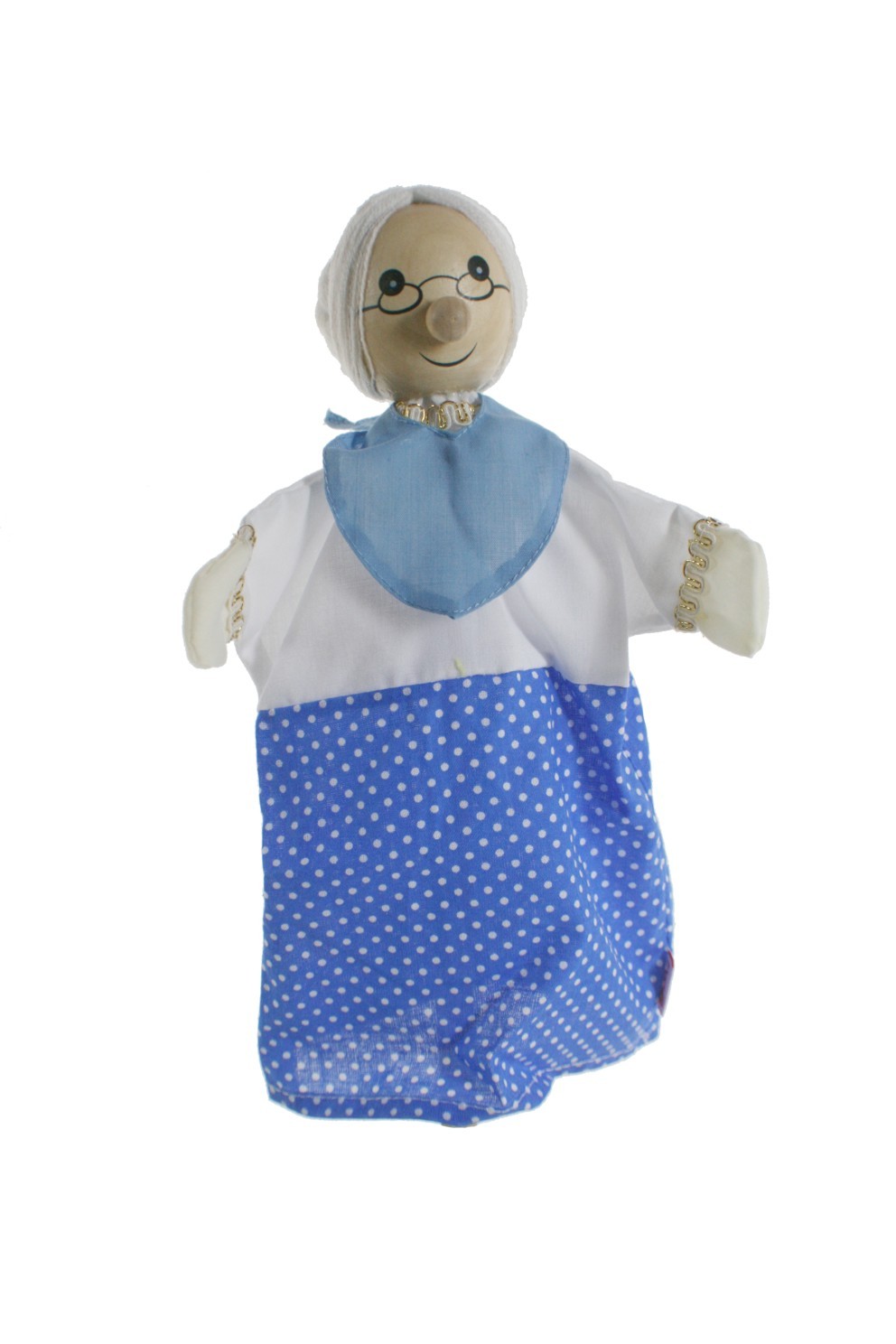 ABA Abuela Marioneta de Madera DE 20 cm Toy 