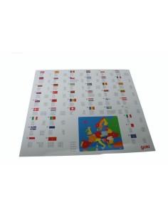 Puzzle en bois Apprenez en jouant aux pays du vieux continent 2