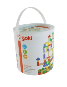 Cube de Construction avec Jeu de Blocs en Bois pour la Créativité et L'imagination des Enfants. 2