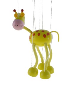  titella de corda de fusta model girafa joguina clàssica i tradicional per a nens, nenes 2