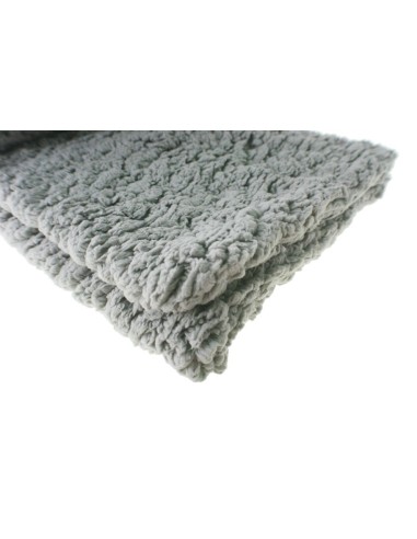 Manta para Sofá y Colcha Ligera de Felpa Suave Color Gris Decoración Hogar