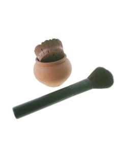 Brocha de maquillaje y utensilio de belleza para aplicación colorete 2