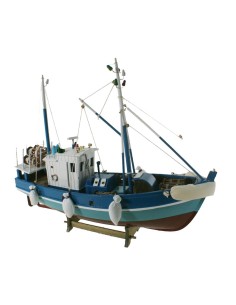 Vaixell de Pesca Marisquer, Rèplica Marinera, Decoració Llar, Ideal Col·leccionistes. Mides llarg: 45 cm. 2