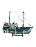 Vaixell de pesca marisquer. Mesures llarg: 45 cm.