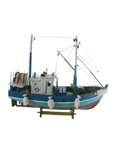 Barco de pesca marisquero. Medidas largo: 45 cm.