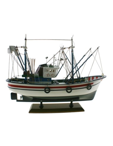 Barco de Pesca Atunero, Replica Marinera, Decoración Hogar, Ideal Coleccionistas.
