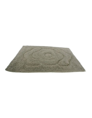 Tapis de bain et tapis de douche design de couleur grise