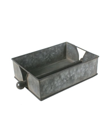 Dispensador de tovalloletes klennex metàl·lic rectangular color estany amb barra premsora central ideal regal per a decoració ba