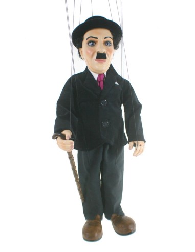 Marionnette CHAPLIN professionnelle peinte à la main