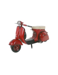 Ciclomotor Scooter Color Vermell Estil Vintage Rèplica de Motocicleta. 2