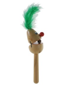 Hochet tête en bois Clap Clap Game Pecking Fun Jeu pour enfants garanti.